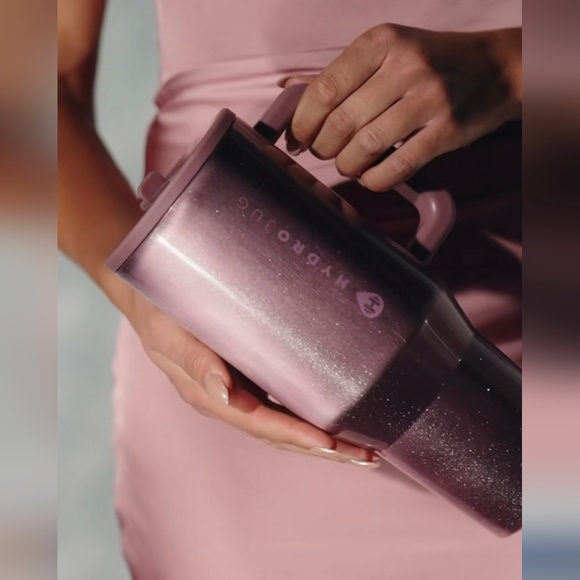 HydroJug Metallic Pink Cat Eye 40OZ Tumbler - Picture 2 of 5